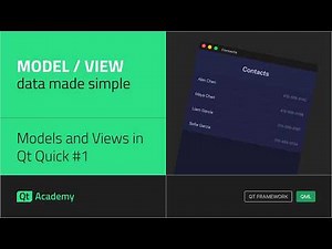 Build Your First ListView | Models and Views in Qt Quick #1