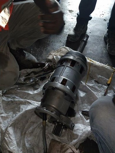 RULMECA DRUM MOTOR DISMANTLING AND ASSEMBLY