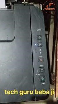 Canon g3000 10 blink error means this is broken #printerfail #troubleshooting