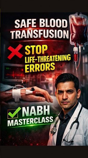 Safe Blood Transfusion Practices | Complete #nabh #Training | Step-by-Step Transfusion Protocol