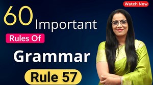 35K views · 2.6K reactions | 60 Important Rules Of Grammar | Rule - 57 | Basic English Grammar in Hindi | English With Rani Ma'am #BasicEnglishGrammar | English With RANI MAM | Facebook