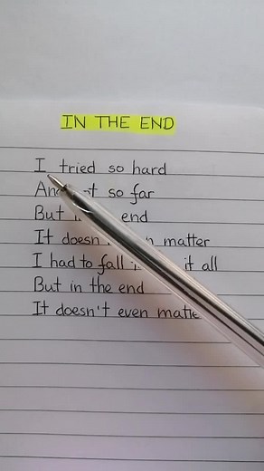 Meaning Behind Handwritten Lyrics in a Notebook