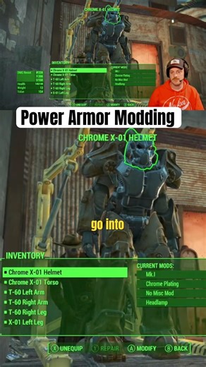 How do YOU mod YOUR Power Armor? #fallout4 #gaming #tips