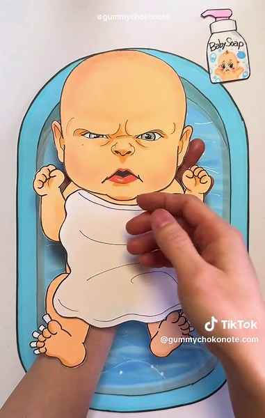 Real Boss Baby Care: Paper Doll DIY Crafts & Baby Products