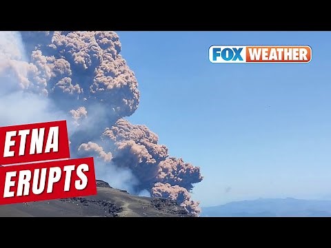 Watch: Italy's Mount Etna Violently Erupts Sending Ash, Smoke Into Sky
