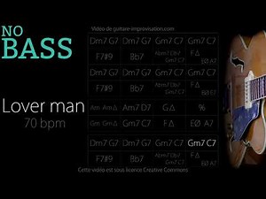 Lover Man _ NO BASS (Jazz/Ballad feel) 70 bpm : Backing Track