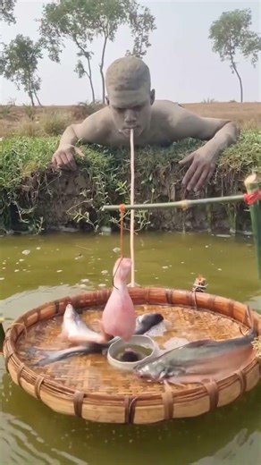 Natural fish Trap Making For Hunting Fish #hookfishing #fishing #fishersworld