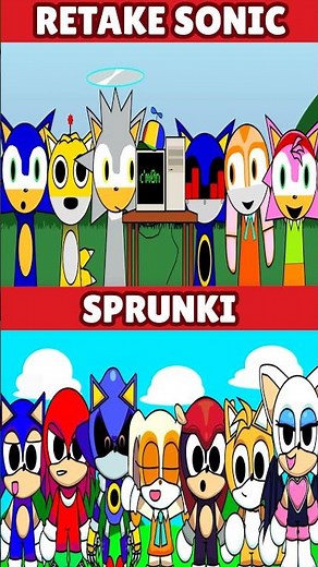 Incredibox Sprunki Sonic VS Retake Sonic *MIX VERSION*