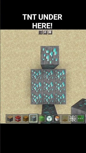 #editor Secret TNT Trap in Minecraft! 🤫 #minecraft #shorts