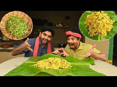 Make Pulihora with Tender Tamarind Leaves like this, it tastes incredible!👌😋 Authentic Chintha Ch...