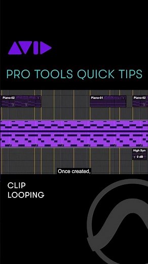 See how to use Clip Looping in Pro Tools to create looped versions of audio and MIDI clips quickly