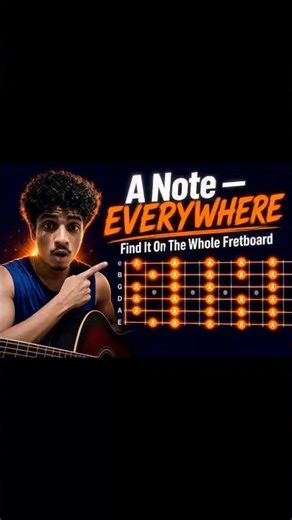 Stop Searching Notes! Learn A Note Positions 🎸