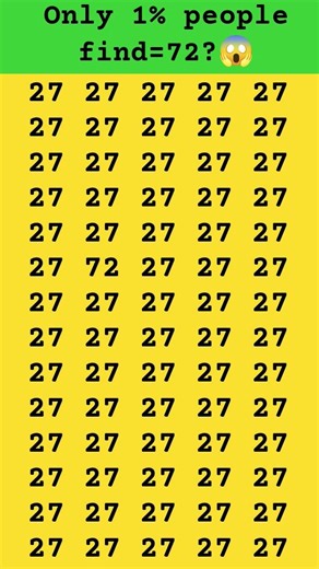 find 72😱🤔 subscribe for more puzzle #shorts #viral #brainteasers #numbers #trending #fypシ #quiz #new