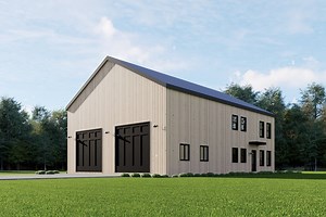 Barndominium House Plan, 4 Bedroom 3 Bathroom With Garage and Loft, 2400 Sq Ft Home, 40x60 Floor Plan, Farmhouse Style, | WE CUSTOMIZE - Etsy