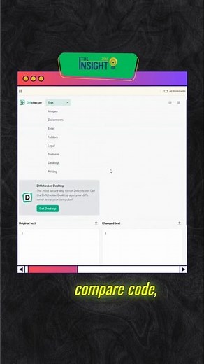 Compare code, text & files instantly (free) #developer #coding #programming #debugging #webdev