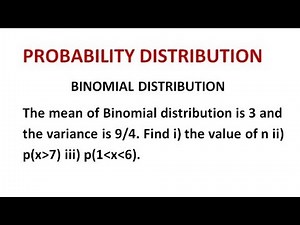 Binomial Distribution -Problem -Probability distribution