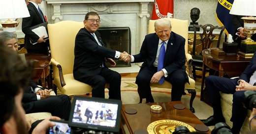 Trump meets with Japan's Ishiba