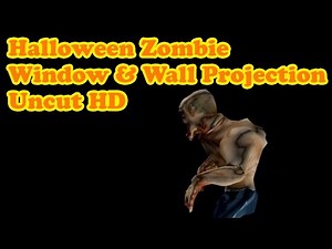 🎃 Halloween Zombie Window & Wall Projection Uncut HD 🧟