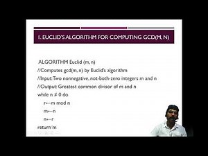 DAA 1 4 Euclid’s algorithm for computing gcd 2