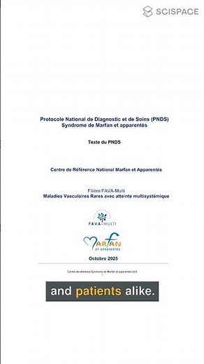 New 2025 version: Marfan syndrome and related disorders National Diagnostic and Care Protocol