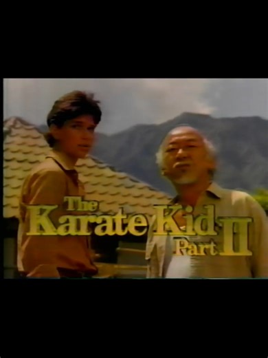 Karate Kid Part 2 Promo 1988 NBC #karatekid #patmorita #ralphmacchio #movie #80s