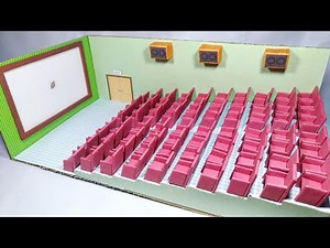 Movie Theater | DIY Cardboard | Miniature Theatre with 80 Seats