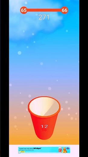 Stack Ball Crazy Speed Run! 🚀 #gaming #shorts