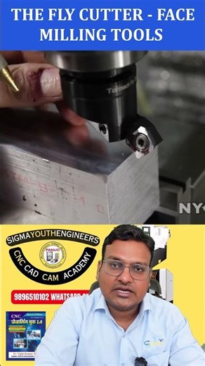THE FLY CUTTER - FACE MILLING TOOL #tooling #vmctools, #millingtools #sigmayouthengineers