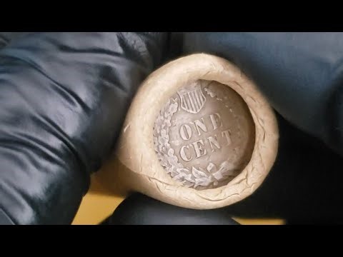 ENTIRE 50 COIN ROLL OF INDIANHEAD CENTS!!!!!! #COINROLLHUNTING