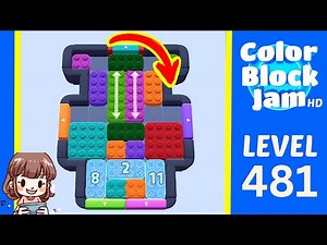 Color Block Jam Level 481 Solution Walkthrough