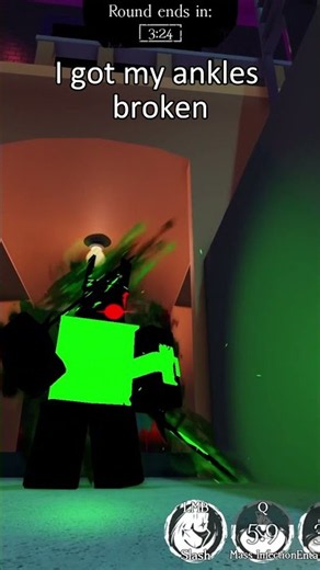 I got my ankles broken 💀#forsaken #roblox