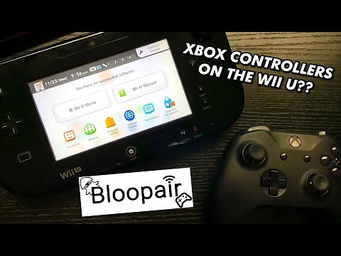 WE USED AN XBOX CONTROLLER ON THE WII U!?!? (Bloopair Tiramisu Wii U CFW)
