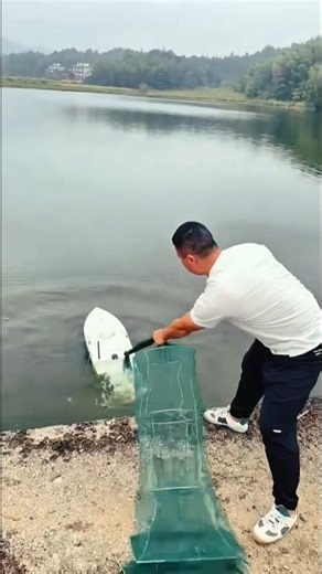 Is It a Machine or a Boat? 🤯 Remote-Control Fishing Prank! 💔 #shortsfeed #shorts #funny
