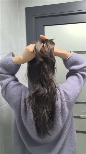 Easy Back Hairstyle for Women 💁‍♀️ | Elegant Half Up Hair Tutorial ✨