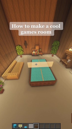 Creating a Cool Games Room in Minecraft - Tutorial