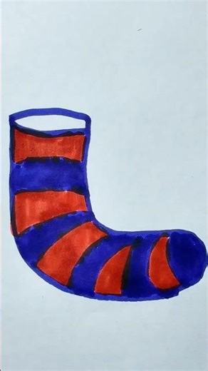How to Draw a Sock 🧦 | Easy Drawing for Beginners