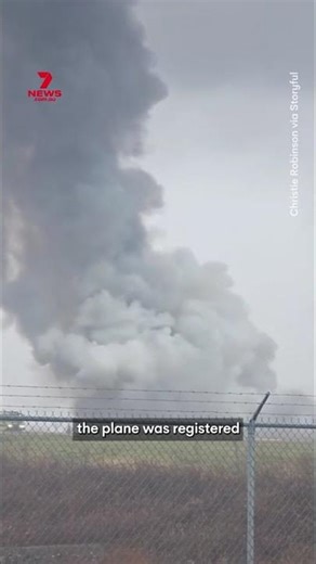 Private jet crashes on runway in North Carolina, killing seven people