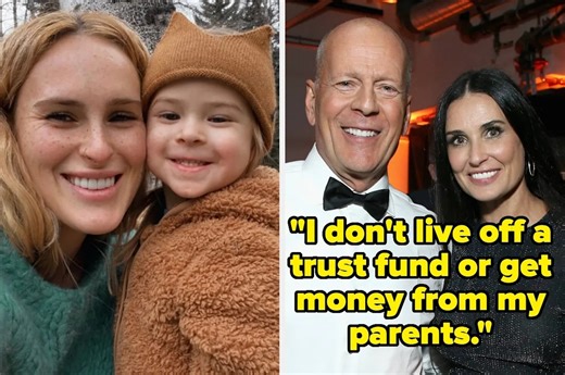 Rumer Willis Sparked A Debate About Privilege After Saying She Works 4 Jobs To Provide For Her Child And Doesn’t “Get Money” From Her Parents, Bruce Willis And Demi Moore