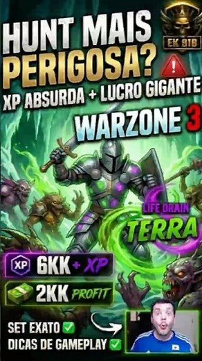 Better than many level 1000+ hunts? Warzone 3 for EK! #tibia #shorts