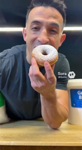 Tibo eats 5kg of fat and sugar! 🍩🍦 #tiboinshape #ai #ia #funny #humor