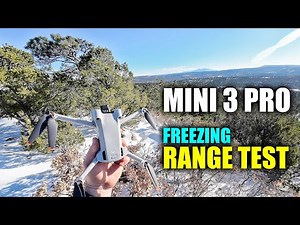 DJI Mini 3 Pro Range Test in Freezing Temps - How Far Will It GO!?