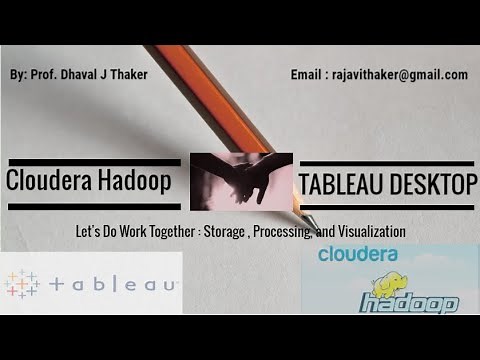Step By Step Cloudera Hadoop Server Connection with Tableau
