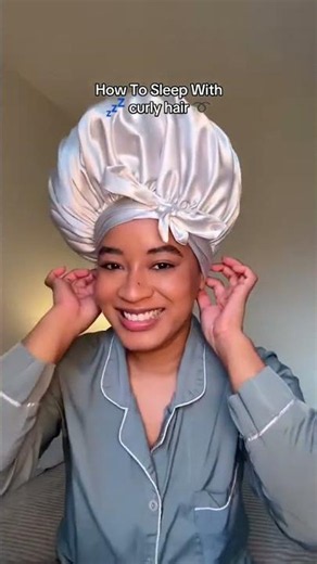 How to Sleep With Curly Hair | The Bonnet Method That Actually Works