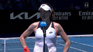 INTERVIEW: A. Cornet; Australian Open 2R Win