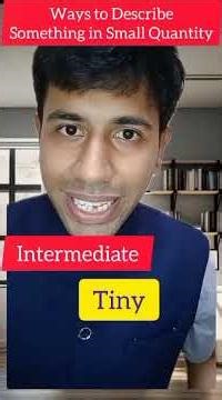 Stop Saying "A Little Bit"! 🛑 3 Better English Synonyms