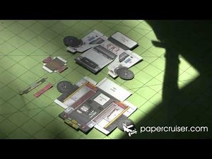 Type 6 Wildland Fire Engine paper model build