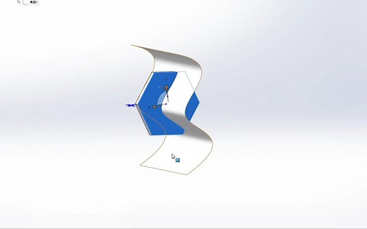 solidworks剪裁曲面、曲面切除