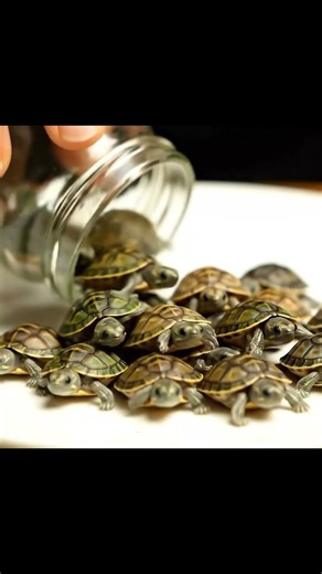 Cute Mini Animals from a Glass Jar | AI Fantasy Video 30