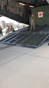 Airmen from the 445th Aeromedical Evacuation Squadron and Aeromedical Staging Squadron teamed up for a training exercise August 2nd, 2019, at Wright-Patterson Air Force Base. The Airmen were unloading “patients” from a C-17A Globemaster III which had just landed. The simulation required various levels of care for the mock patients and the combined training of the two squadrons makes for a seamless transition of care. | 445th Airlift Wing