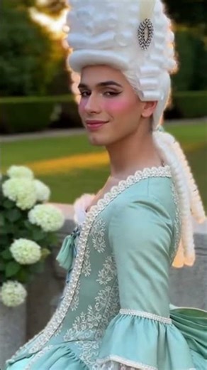 Rococo Era femboy fashion shoot! #marieantoinette #ootd #makeover #tg #mtf #boytogirl #lgbt #ai